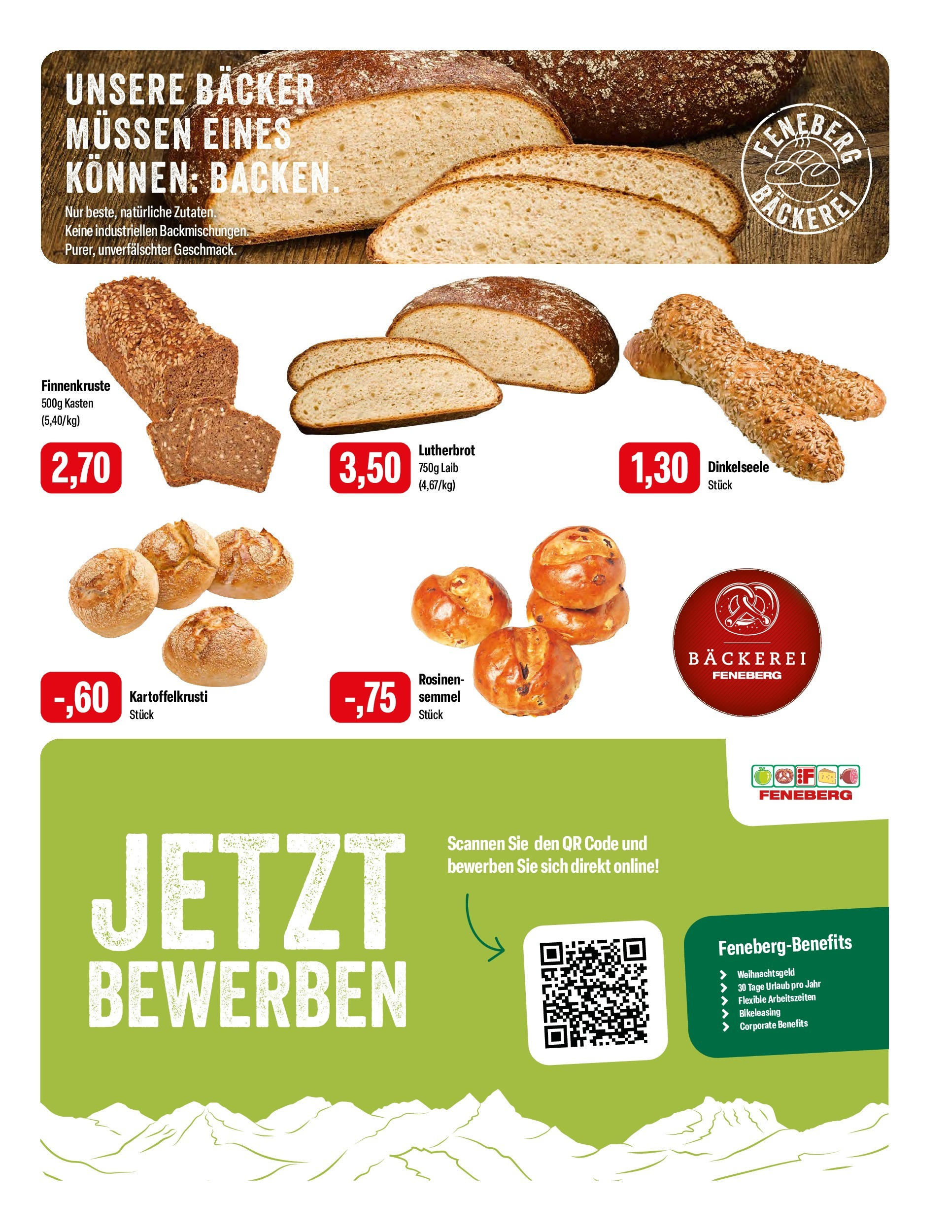 Feneberg Angebote (ab 02.05.2024) zum Blättern | Seite: 5 | Produkte: Bäckerei, Rosinen