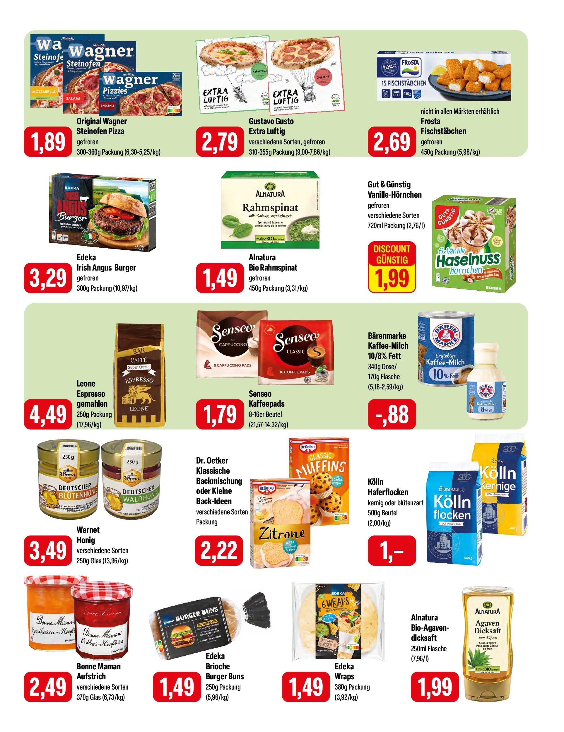 Feneberg Angebote (ab 02.05.2024) zum Blättern | Seite: 9 | Produkte: Burger, Zitrone, Salami, Flocken