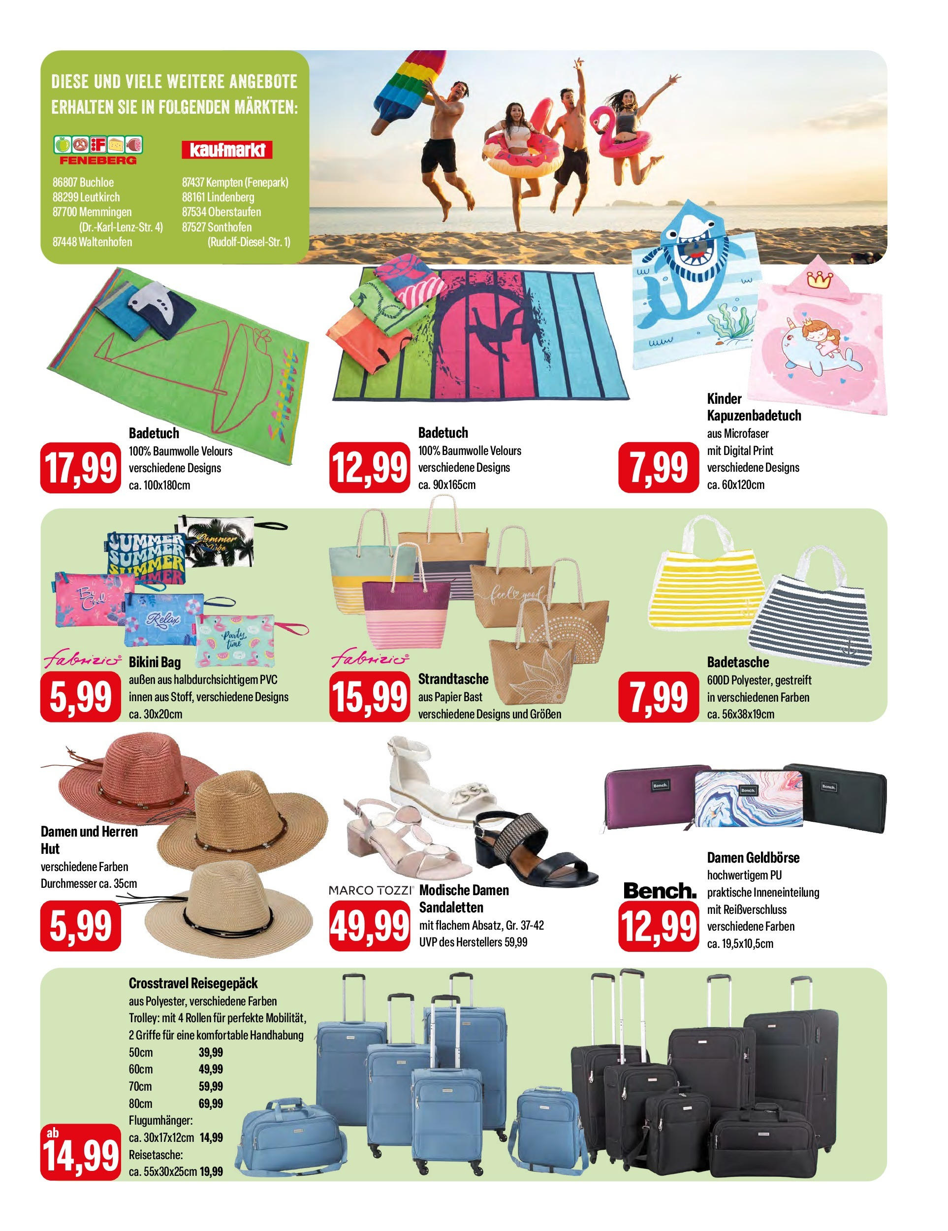 Feneberg Angebote (ab 02.05.2024) zum Blättern | Seite: 13 | Produkte: Bikini, Reisetasche