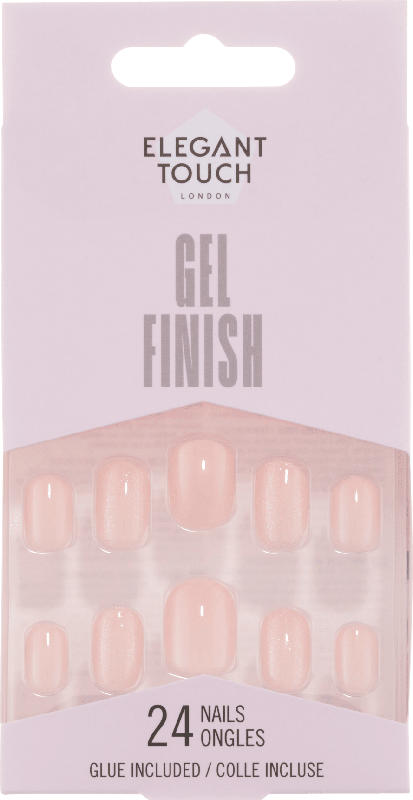 Elegant Touch Künstliche Nägel Gel Finish Rose Fizz