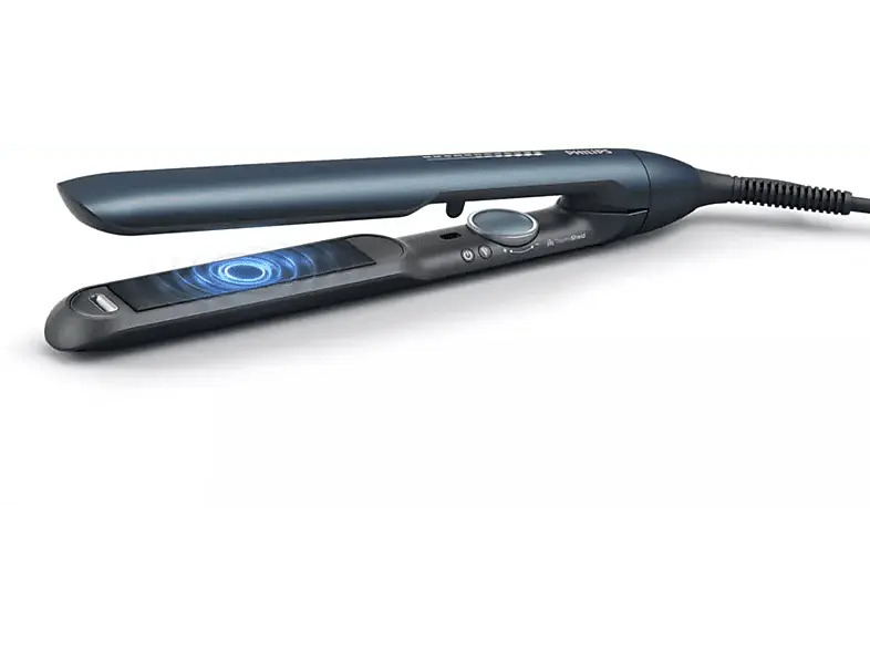 Philips BHS732/00 Thermo Shiedl Series 7000 Haarglätter (Keramik, Temperaturstufen: 12, Blaugrün-Metallic)