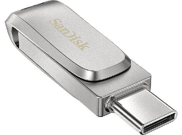 SanDisk 186463 Ultra Dual Luxe 64GB, USB-C 3.1 Gen. 1, 150MB/s; USB Stick