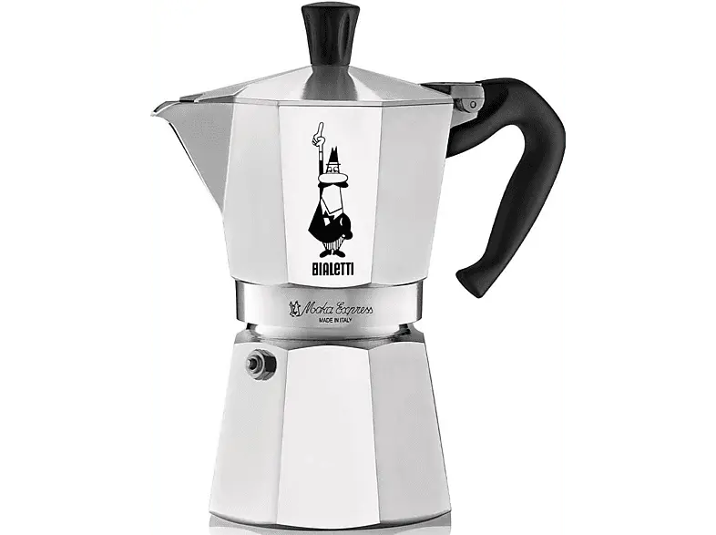 Bialetti 1163 Moka Express 6-Tassen Aluminium; Espressokocher