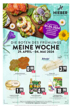 OFFERS - Hieber's Frischecenter: Meine Woche - gültig ab dem 28.04.2024 | Seite: 13 | Produkte: Schokolade, Tomaten, Zucker, Nudeln