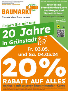 Globus Baumarkt - Rheinland-Pfalz gültig ab dem 29.04.2024