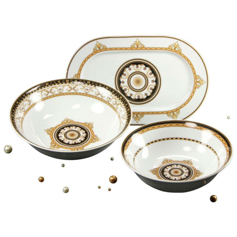 CreaTable Servier-Set Majestosa multicolor Porzellan