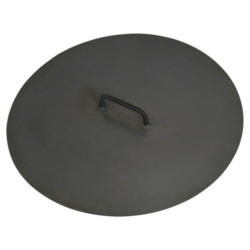 CookKing Deckel für Feuerschale 80 schwarz Stahl B/T: ca. 80,5x80,5 cm