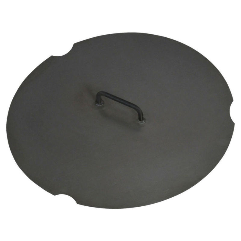 CookKing Deckel für Feuerschale schwarz Stahl B/T: ca. 82x82 cm