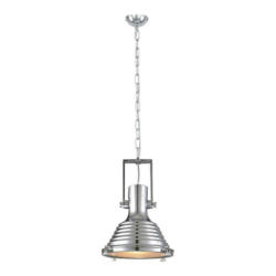 BRITOP Lighting Pendelleuchte 1690128 Chrom Metall H/D: ca. 145x40 cm E27 1 Brennstellen