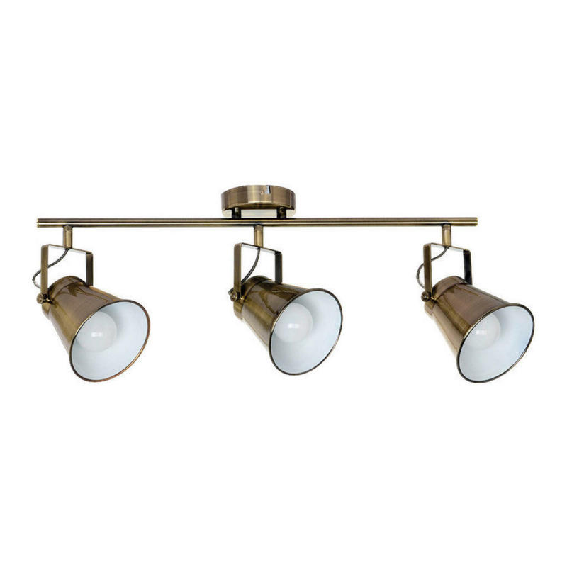 BRITOP Lighting Deckenleuchte 2742311 bronze Metall B/H/T: ca. 74x26x24,5 cm E27 3 Brennstellen