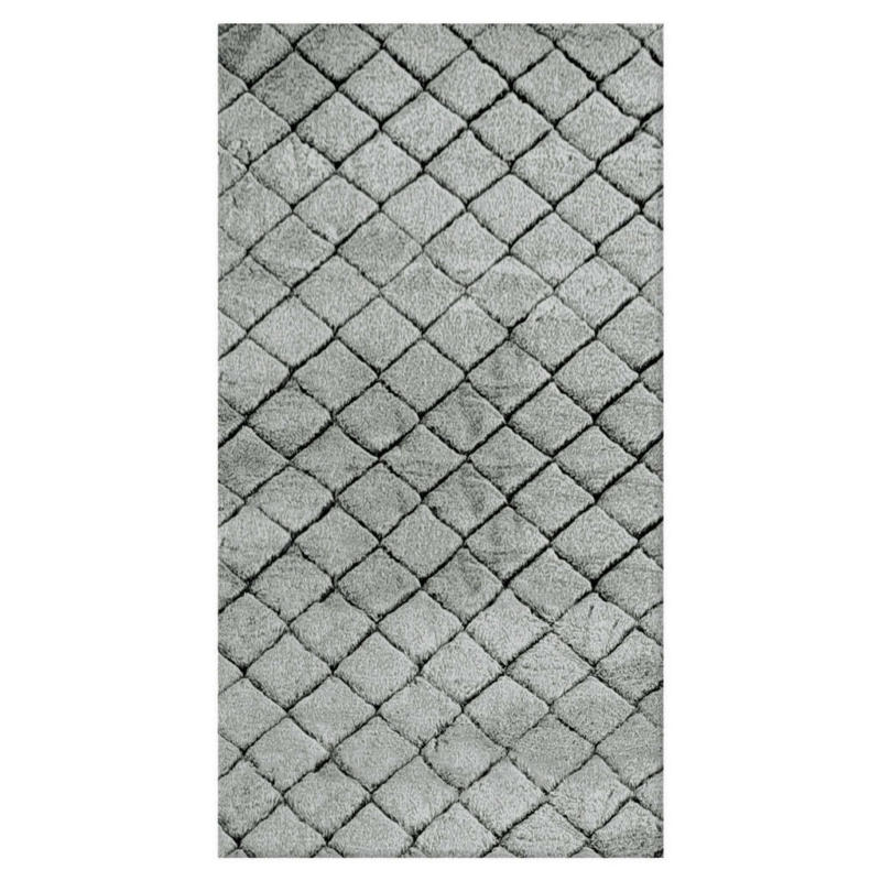 Teppich Vichy grau B/L: ca. 120x160 cm