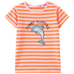 Ernsting's family Mädchen T-Shirt mit Delfin-Motiv (Nur online) - bis 29.04.2024