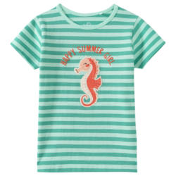 Mädchen T-Shirt mit Seepferdchen-Motiv (Nur online)