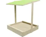 Hornbach Sandkasten basic Dach grün 120 cm