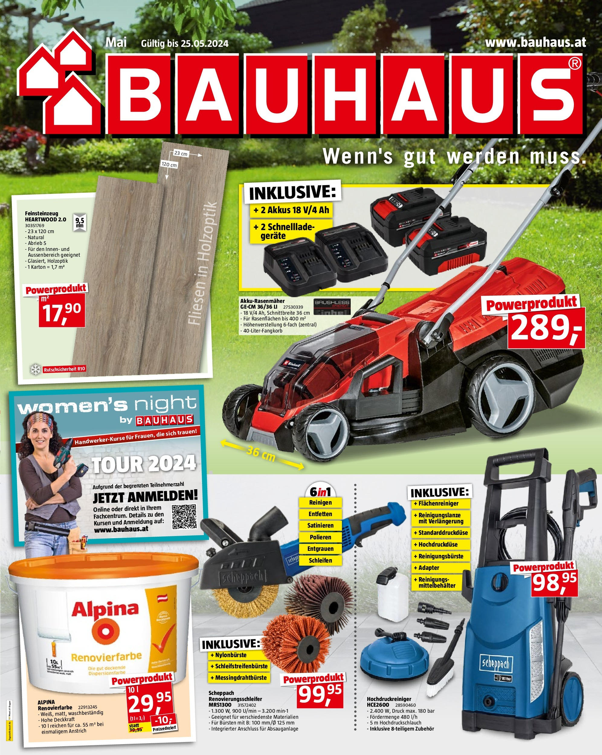 Bauhaus Prospekt aktuell von 06.05.2024 - Aktuelle Angebote | Seite: 1 | Produkte: Adapter