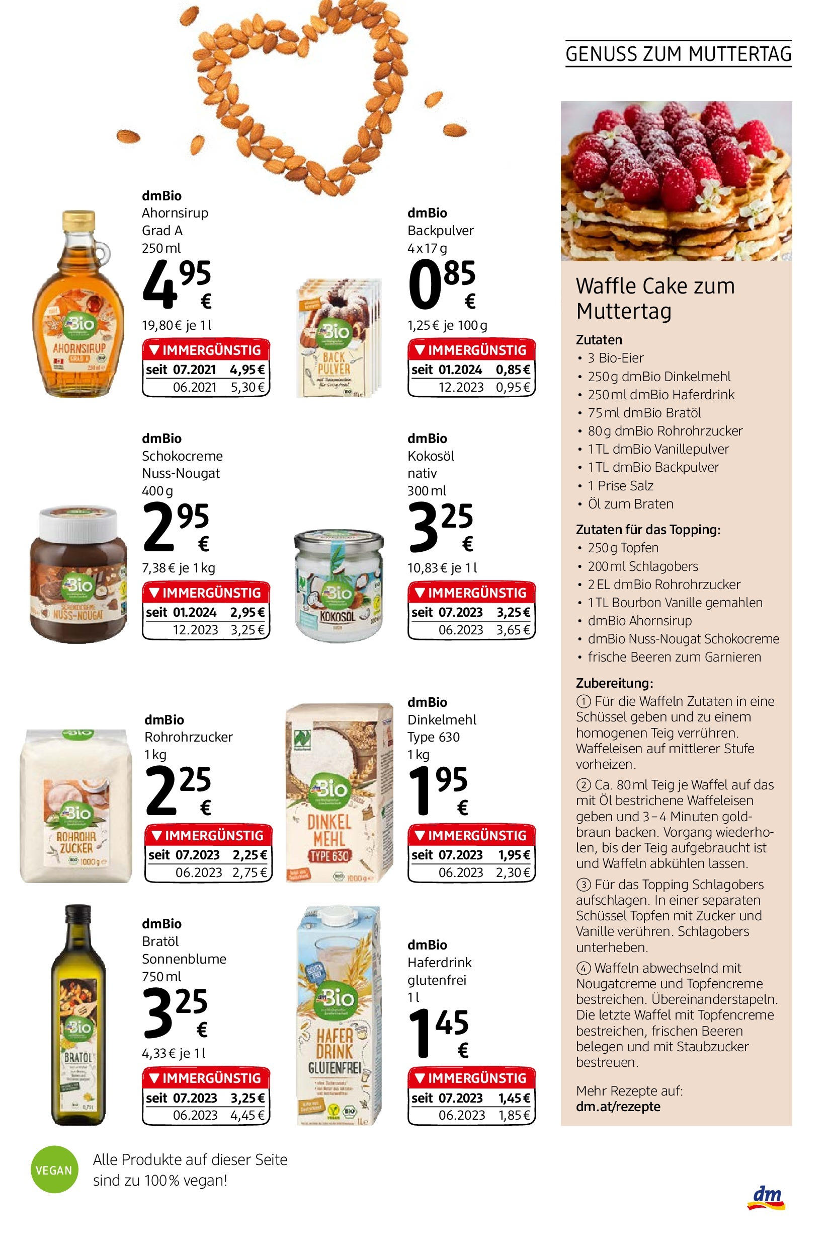dm drogerie markt Journal Mai 2024 von 08.05.2024 - Aktuelle Angebote | Seite: 15 | Produkte: Salz, Zucker, Öl, Bourbon