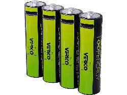 Verico LOOPEnergy AA USB TYP-C Wiederaufladbare Batterie, 4er Pack; Akku
