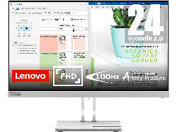 Lenovo L24e-40 Monitor, 23.8 Zoll Full-HD, 6ms, 250cd, 100Hz HDMI, VA-Panel, Cloud Grey