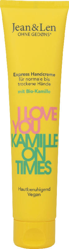 Jean&Len Handcreme "kamilleon times" Express mit Bio-Kamille