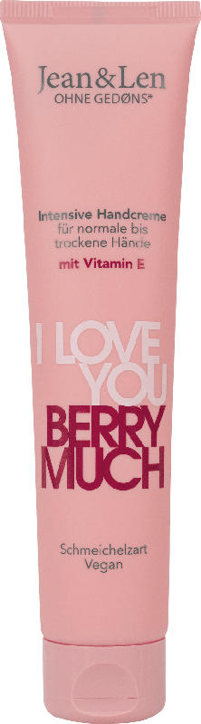 Jean&Len Handcreme "berry much" intensiv mit Vitamin E