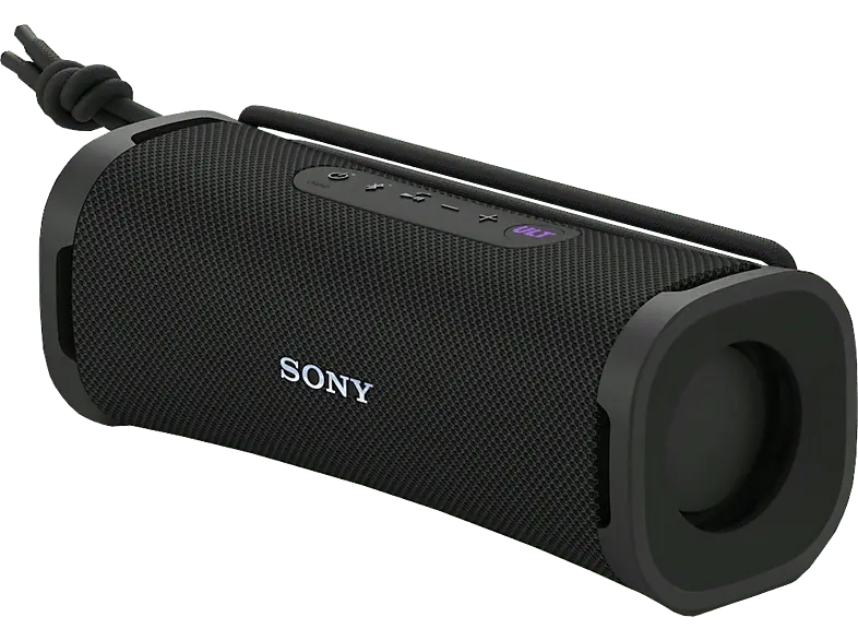 Sony ULT Field 1 Kabelloser, tragbarer Bluetooth-Lautsprecher mit Power Sound, IP67, Wasser-, Staub- und Stossfest, 12 h Akkulaufzeit, Schwarz; Bluetooth Lautsprecher