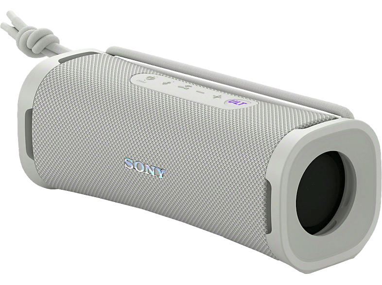 Sony ULT FIELD 1 Kabelloser, tragbarer Bluetooth-Lautsprecher mit Power Sound, IP67, Wasser-, Staub- und Stoßfest, 12 h Akkulaufzeit, Off-White; Bluetooth Lautsprecher