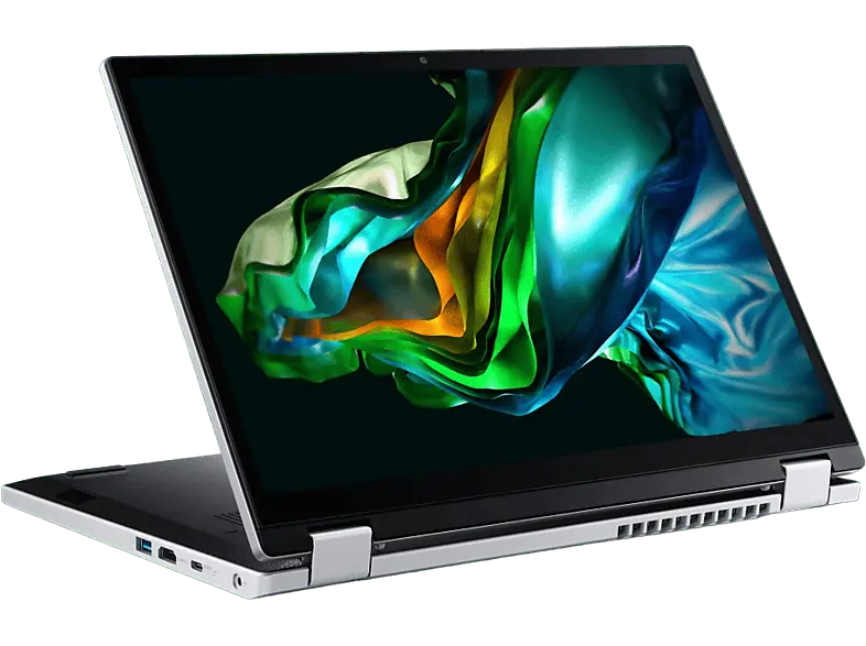 ACER Aspire 3 Spin A3SP14-31PT-C79U Convertible, Intel N100, 4 GB RAM, 128 SSD, 14 Zoll Touch WUXGA, Win11 Home S-Modus, Pure Silver