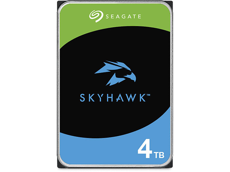 Seagate 4TB SkyHawk HDD Festplatte, CMR, Health Management, 3.5 Zoll SATA, 256MB Cache, +Rescue