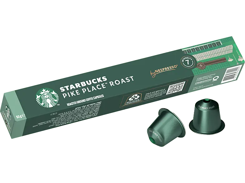 Starbucks Pike Place Roast Kaffeekapsel, 10 Stück, Kompatibles System: Nespresso