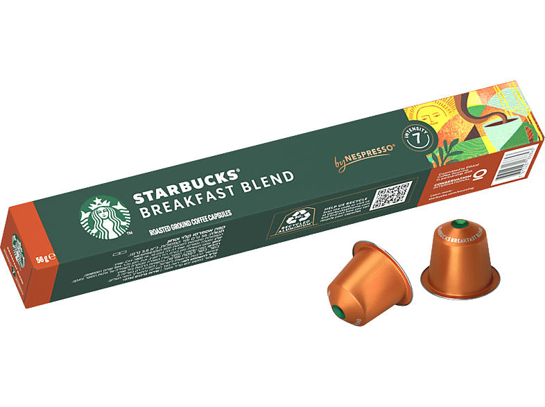 Starbucks Kaffeekapsel House Blend by Nespresso® (10 Stück, Kompatibles System: Nespresso)