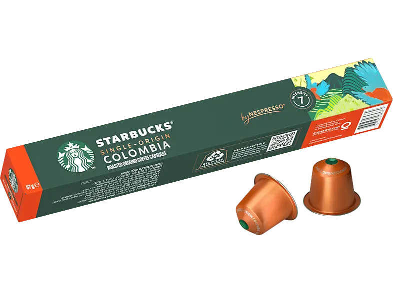 Starbucks Kaffeekapsel Single-Origin Colombia (10 Stück, Kompatibles System: Nespresso)