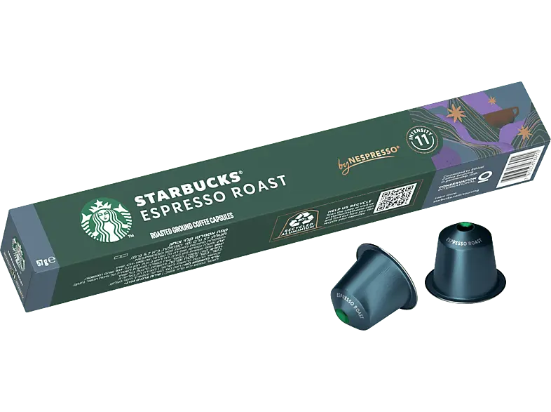 Starbucks Kaffeekapsel Italian Style Roast Ristretto (10 Stück, Kompatibles System: Nespresso)