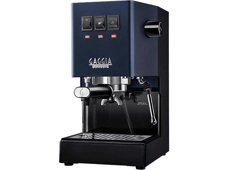 Gaggia RI 9481/15 classic evo Siebträgermaschine (Blue, 1200 Watt, 15 bar)