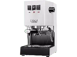 Gaggia RI 9481/13 classic evo Siebträgermaschine (White, 1200 Watt, 15 bar)
