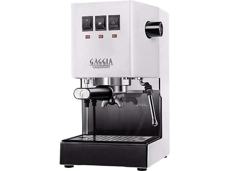 Gaggia RI 9481/13 classic evo Siebträgermaschine (White, 1200 Watt, 15 bar)