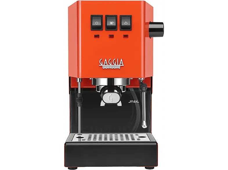 Gaggia RI 9481/19 classic evo Siebträgermaschine (Orange, 1200 Watt, 15 bar)