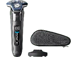 Philips S7887/35 Series 7000 Elektrischer Herrenrasierer (Akkubetrieb, Schwarz, Wet & Dry)