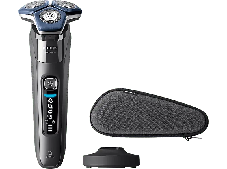 Philips S7887/35 Series 7000 Elektrischer Herrenrasierer (Akkubetrieb, Schwarz, Wet & Dry)