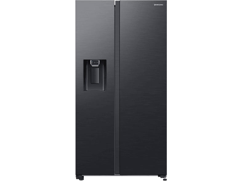 Samsung RS65DG54R3B1EF, S7815 Side by Side, Kühl- und Gefrierkombination (E, 1780 mm hoch, No Frost (verminderte Eisbildung), Premium Black) mit 5 Jahre Geräteschutz