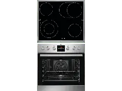 AEG EES33101ZM + HE604062XB, Herdset inkl. Kochfeld (Strahlungsheizung, A, 72 l)