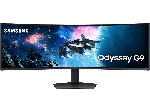 MediaMarkt Samsung Odyssey G9 LS49CG950EU Curved Gaming Monitor, 49 Zoll DWQHD, 32:9, 240Hz, 1ms (GtG), 450cd, Schwarz - bis 01.05.2024