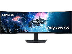 Samsung Odyssey G9 LS49CG950EU Curved Gaming Monitor, 49 Zoll DWQHD, 32:9, 240Hz, 1ms (GtG), 450cd, Schwarz