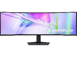 Samsung ViewFinity S9 LS49C950UAUXEN Curved Gaming Monitor, 49 Zoll DQHD, 32:9, 120Hz, 5ms (GtG), 350cd, 2x 5W Audio, Schwarz