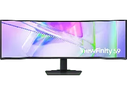 Samsung ViewFinity S9 49 Zoll Curved Gaming Monitor, DQHD, 5 ms Reaktionszeit, 350 cd/m², 120 Hz, Schwarz