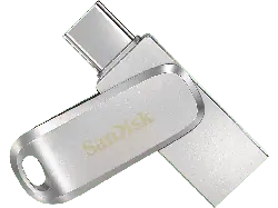 SandISK 512GB Ultra Dual Drive Luxe USB Type-C Stick, Flash-Laufwerk Vollmetall mit USB Typ-C- und Typ-A-Anschluss; USB-Stick