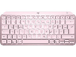 Logitech Tastatur MX Keys Mini, Bluetooth, Tastenbeleuchtung, QWERTZ, Rose