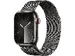 MediaMarkt Apple Watch Series 9 GPS + Cellular 41mm Edelstahlgehäuse, Milanaise Armband, Graphit; Smartwatch - bis 01.05.2024