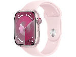MediaMarkt Apple Watch Series 9 GPS + Cellular 45mm Aluminiumgehäuse, Sportarmband M/L, Rosé; Smartwatch - bis 01.05.2024