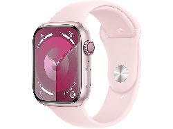 Apple Watch Series 9 GPS + Cellular 45mm Aluminiumgehäuse, Sportarmband M/L, Rosé; Smartwatch