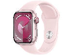 MediaMarkt Apple Watch Series 9 GPS + Cellular 41mm Aluminiumgehäuse, Sportarmband M/L, Rosé; Smartwatch - bis 01.05.2024